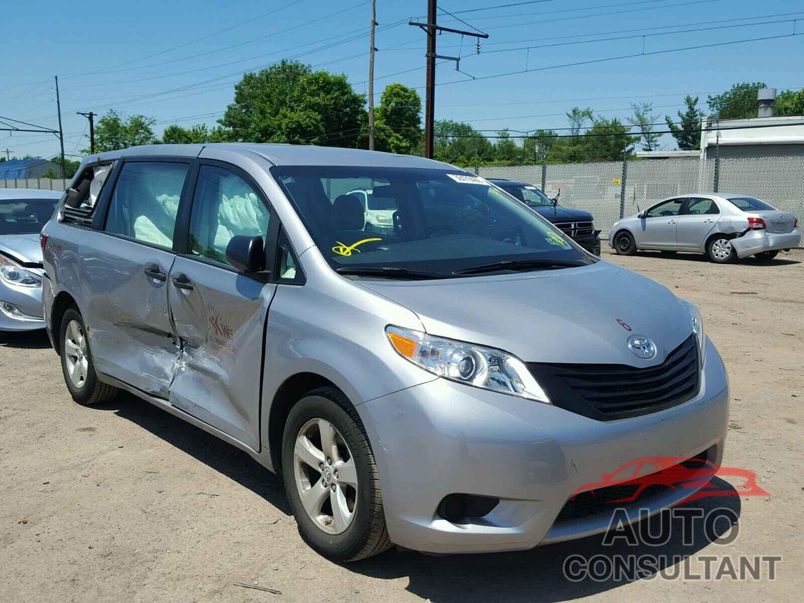 TOYOTA SIENNA 2016 - 5TDZK3DC6GS737508