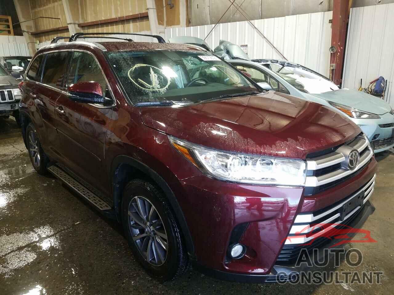TOYOTA HIGHLANDER 2019 - 5TDJZRFH4KS714984