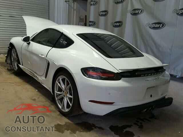 PORSCHE CAYMAN 2017 - WP0AB2A85HS285387