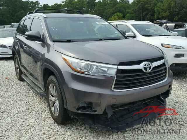 TOYOTA HIGHLANDER 2015 - 5TDKKRFH5FS057417