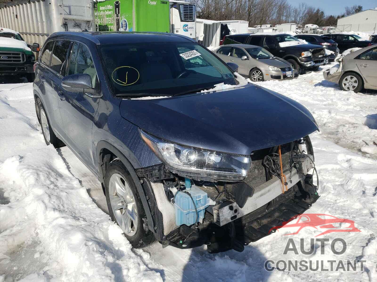 TOYOTA HIGHLANDER 2017 - 5TDDZRFH8HS411146