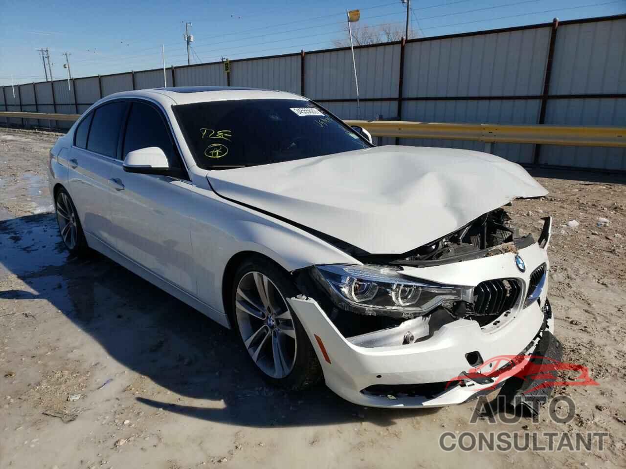 BMW 3 SERIES 2017 - WBA8B9G55HNU51472