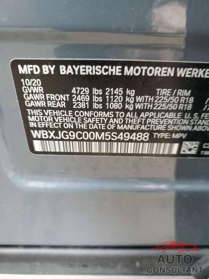 BMW X1 2021 - WBXJG9C00M5S49488