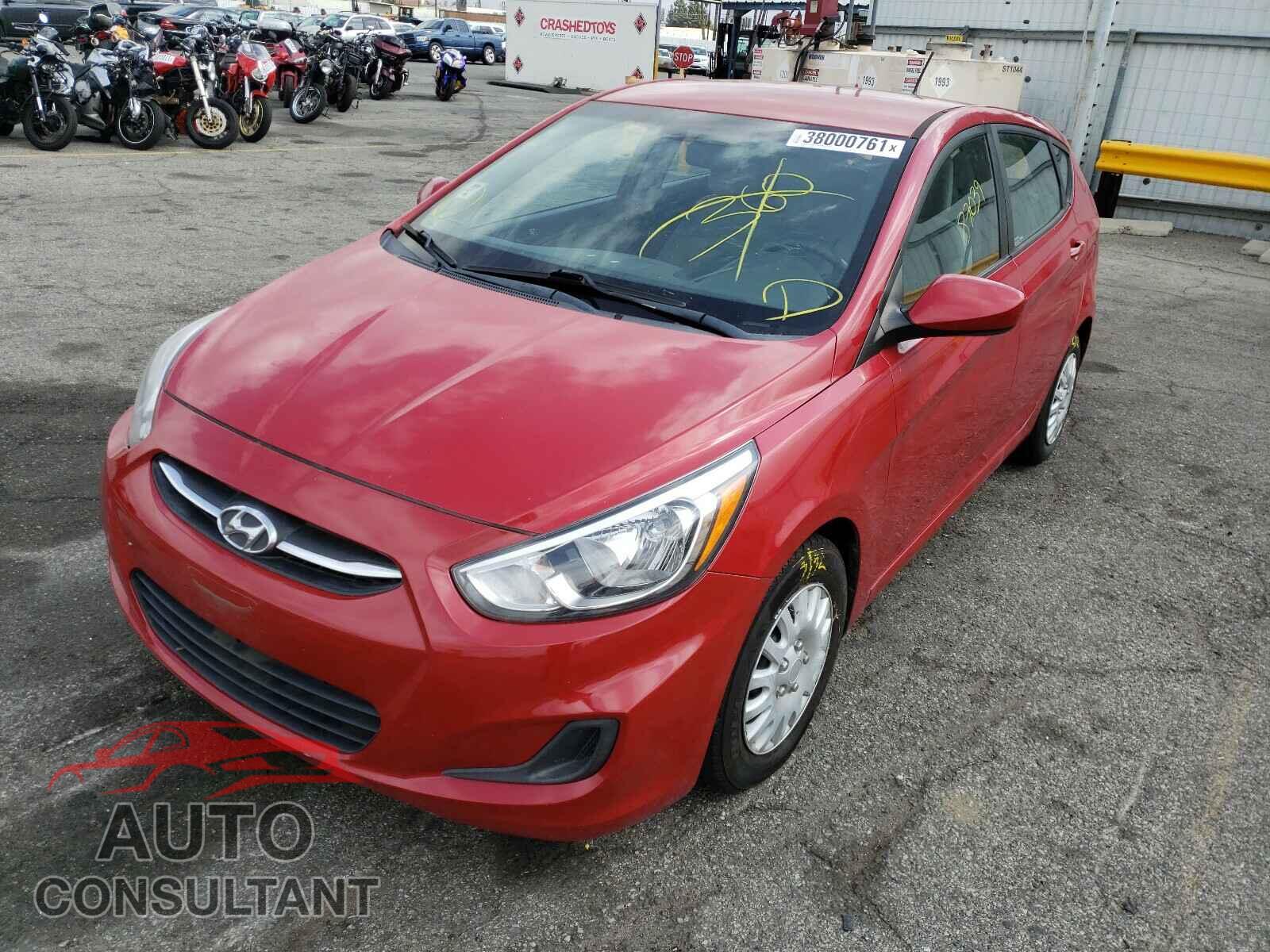HYUNDAI ACCENT 2016 - KMHCT5AE6GU238865