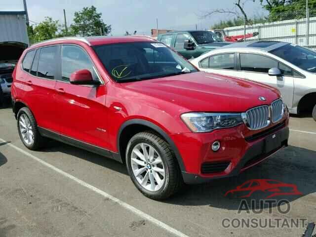 BMW X3 2016 - 5UXWX9C58G0D79004