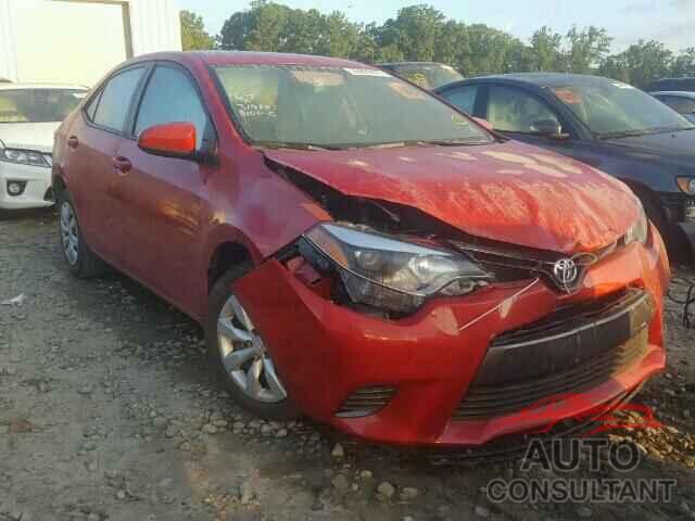 TOYOTA COROLLA 2016 - 2T1BURHE4GC543272