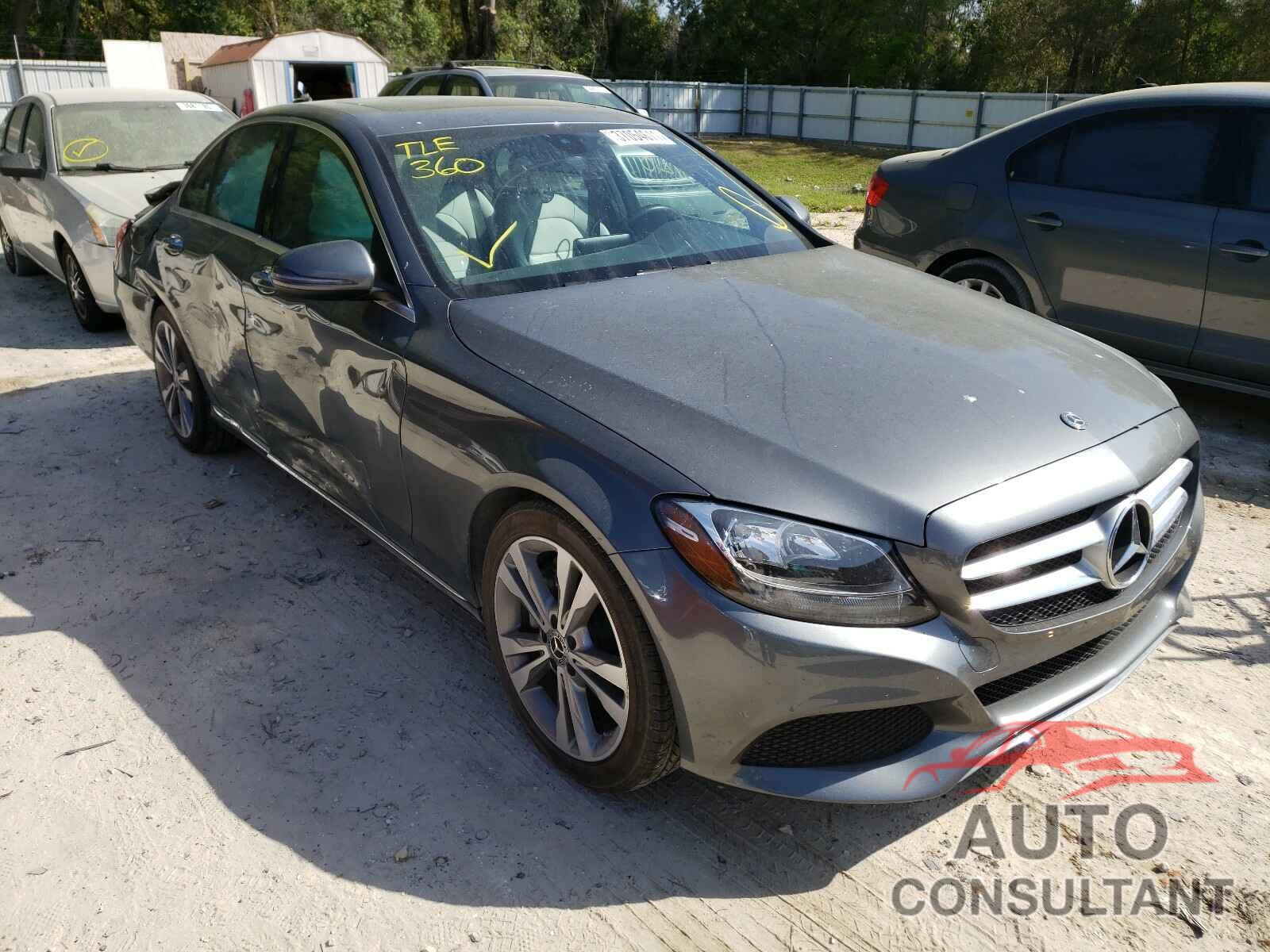 MERCEDES-BENZ C CLASS 2018 - 55SWF4JB7JU269999