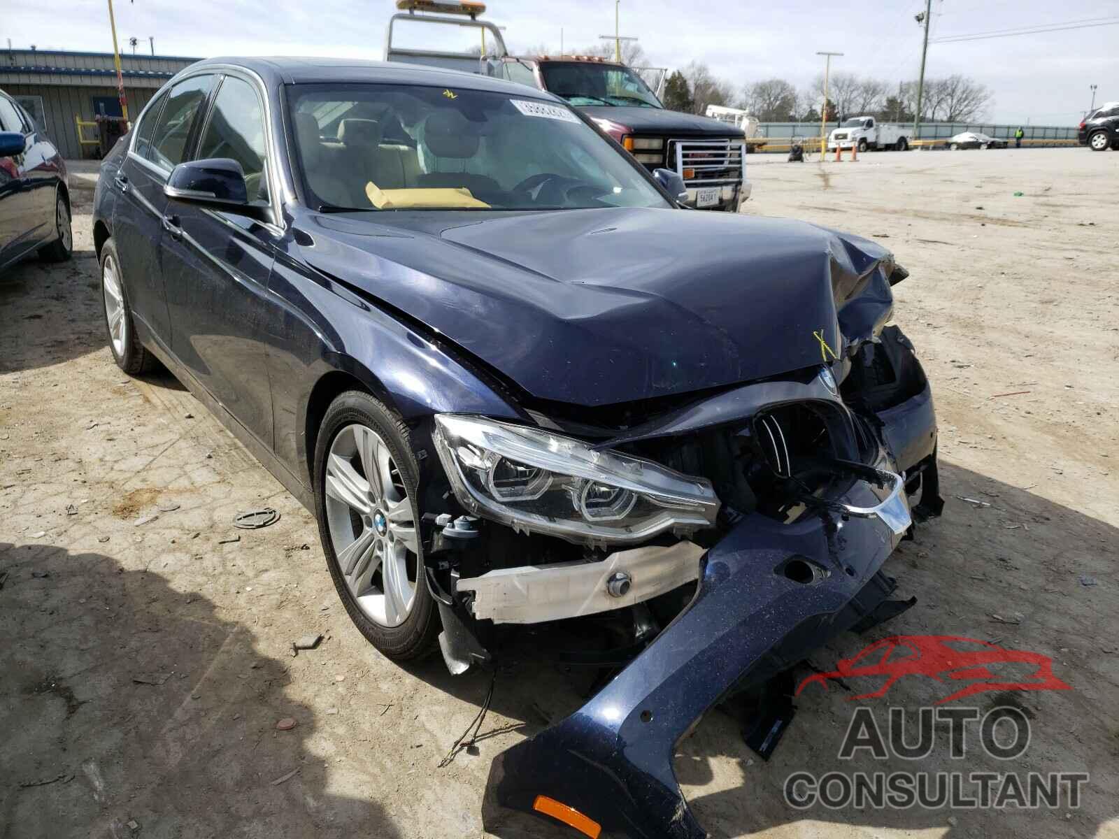 BMW 3 SERIES 2017 - WBA8B9G37HNU52377