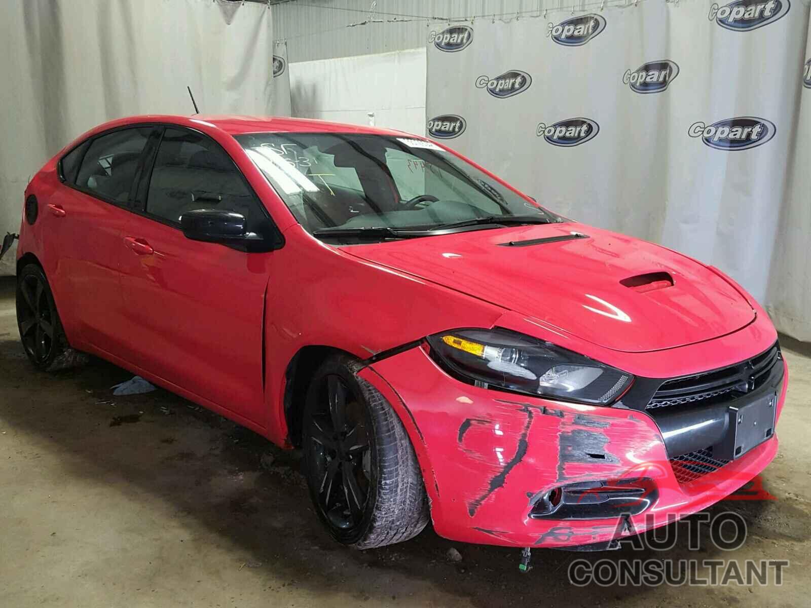 DODGE DART 2016 - 1C3CDFBB4GD635572