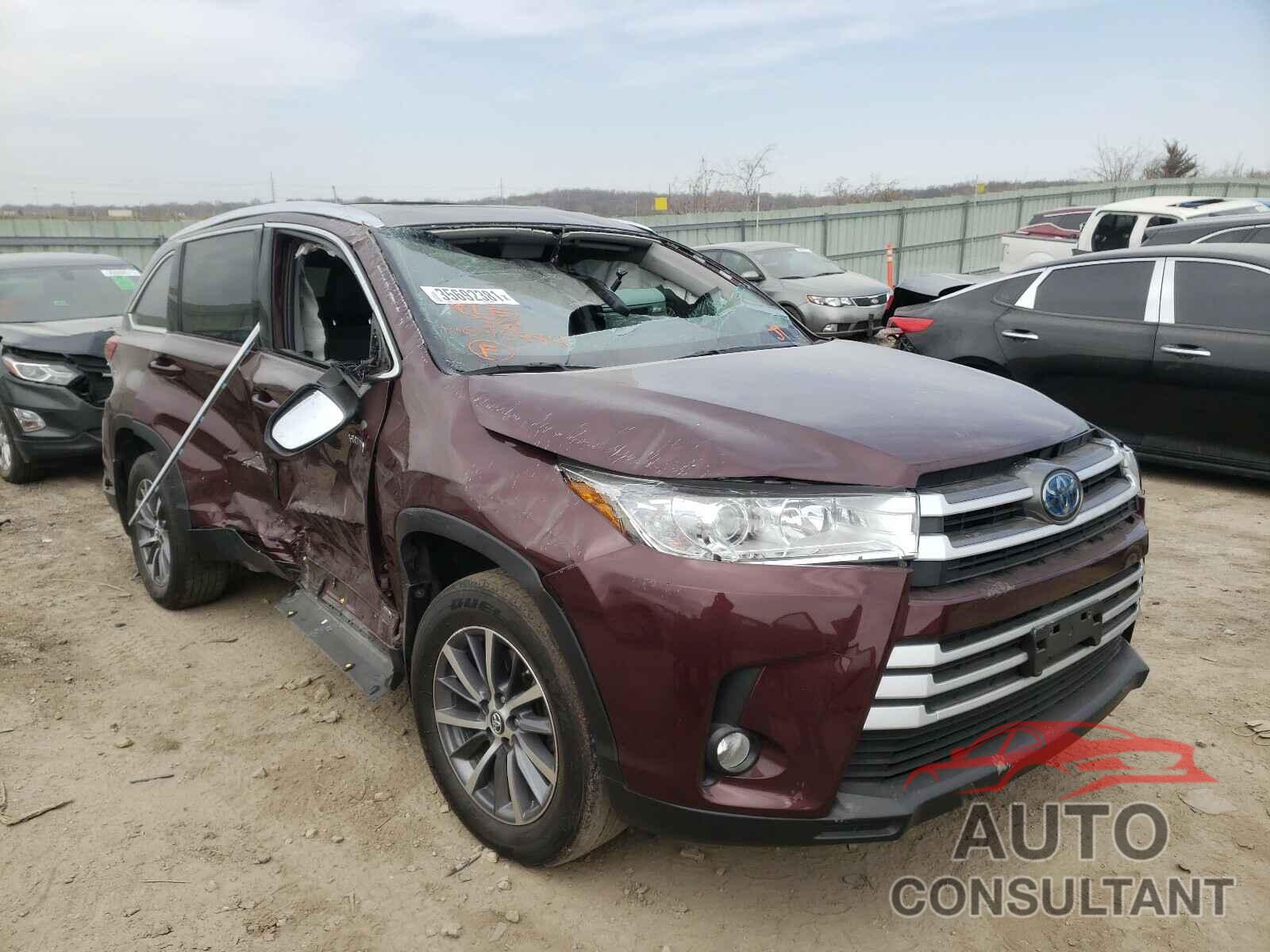 TOYOTA HIGHLANDER 2019 - 5TDJGRFH2KS075784