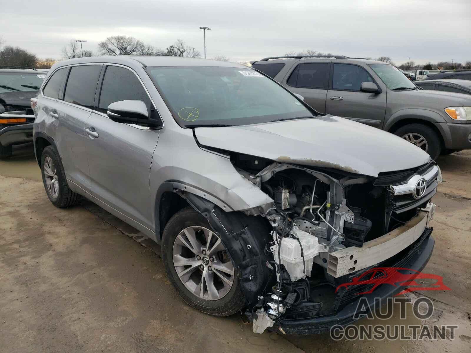 TOYOTA HIGHLANDER 2016 - 5TDZKRFH9GS134774