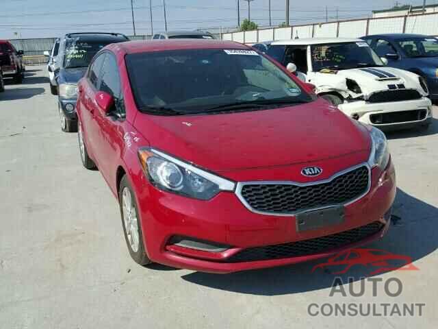 KIA FORTE 2016 - KNAFX4A62G5489785