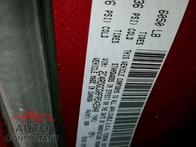 DODGE CARAVAN 2015 - 2C4RDGCG0FR542940
