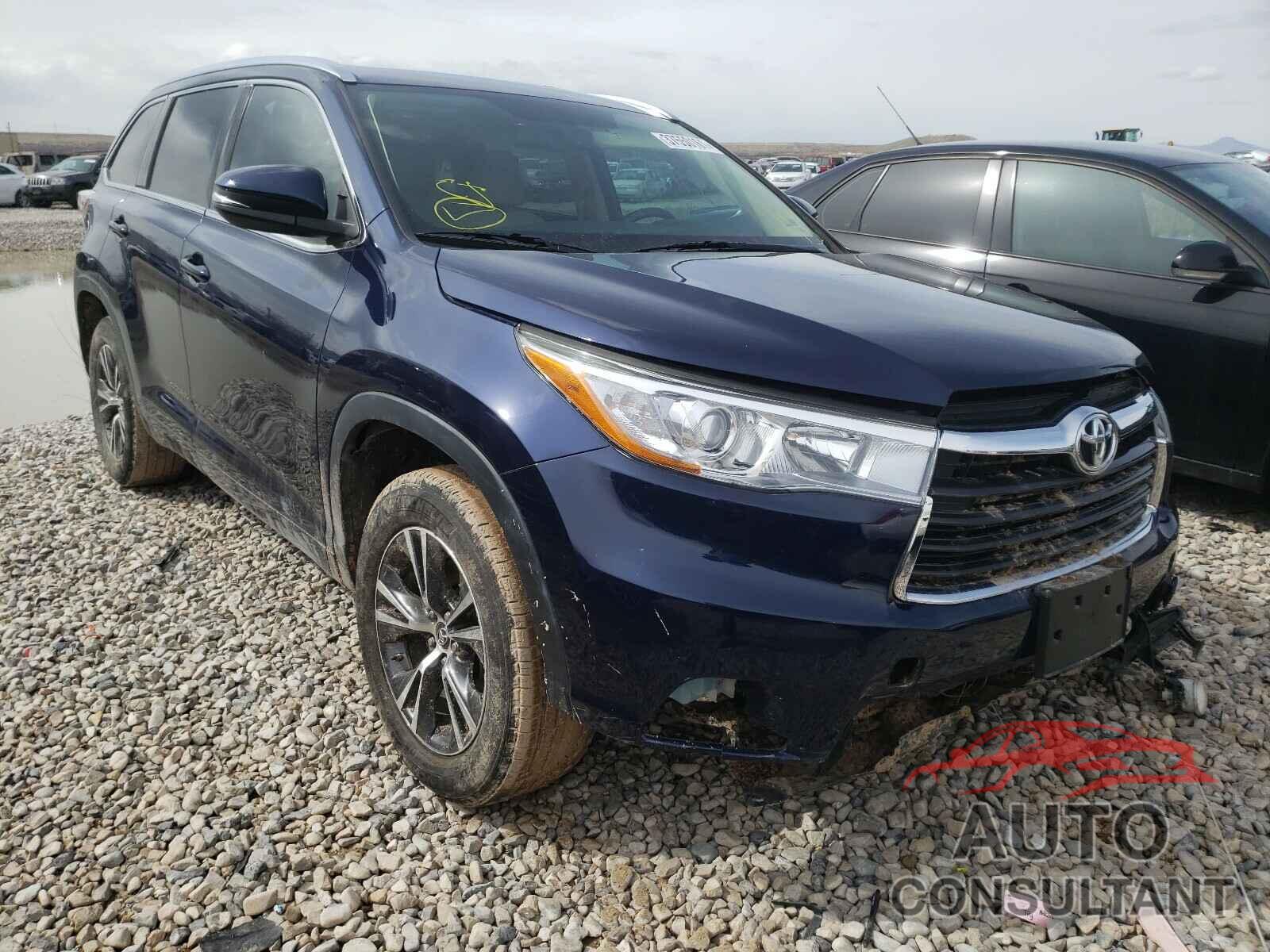 TOYOTA HIGHLANDER 2016 - 5TDKKRFH5GS181740