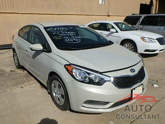 KIA FORTE 2015 - KNAFK4A64F5292100