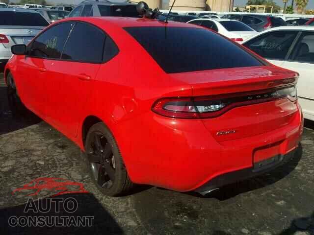 DODGE DART 2016 - 1C3CDFBB1GD624514