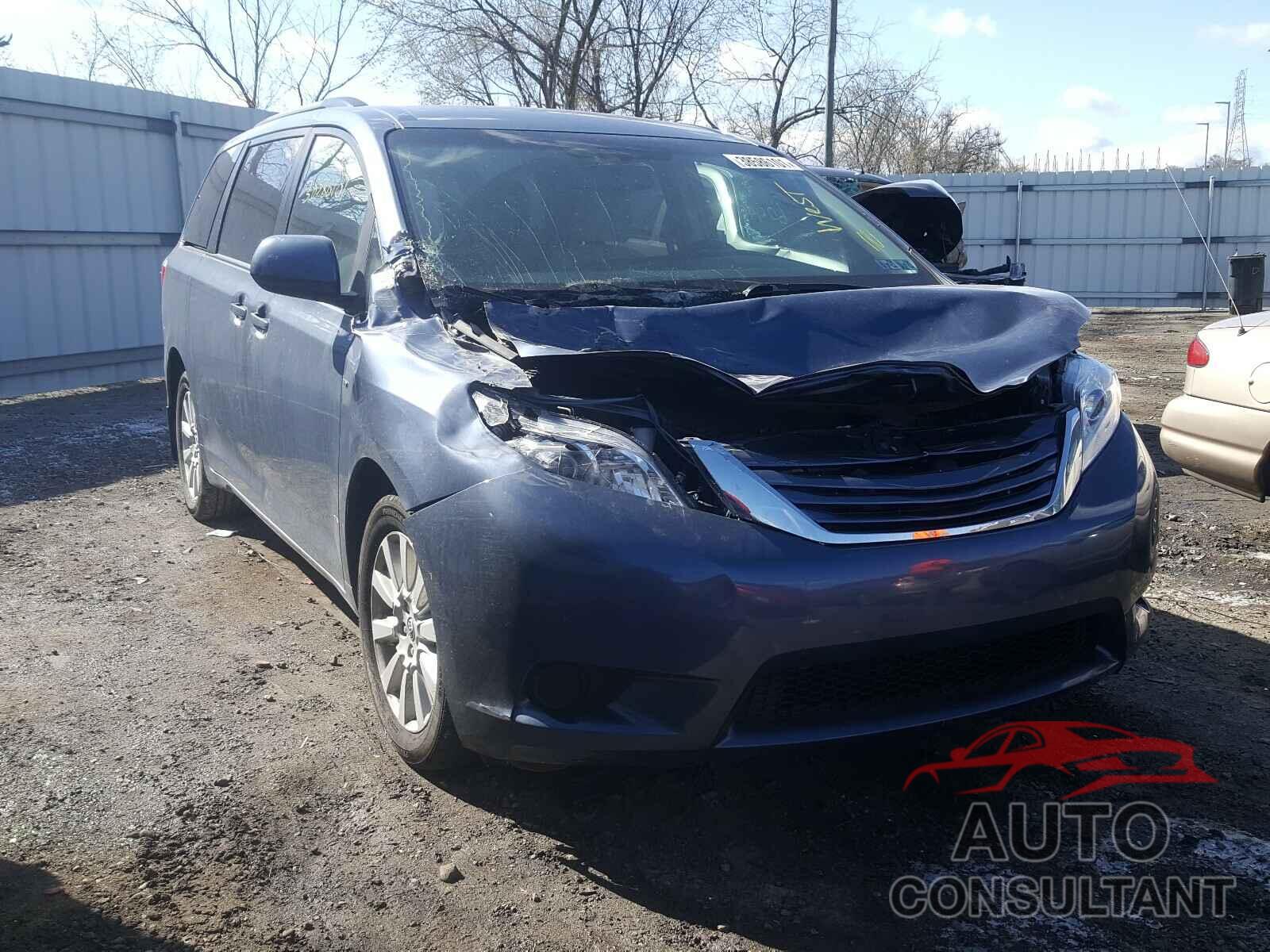 TOYOTA SIENNA 2017 - 5TDJZ3DC4HS152176