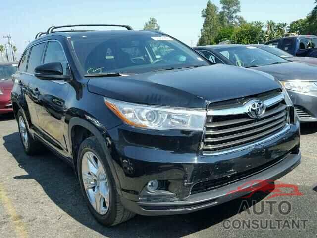 TOYOTA HIGHLANDER 2015 - 5TDYKRFH9FS040095