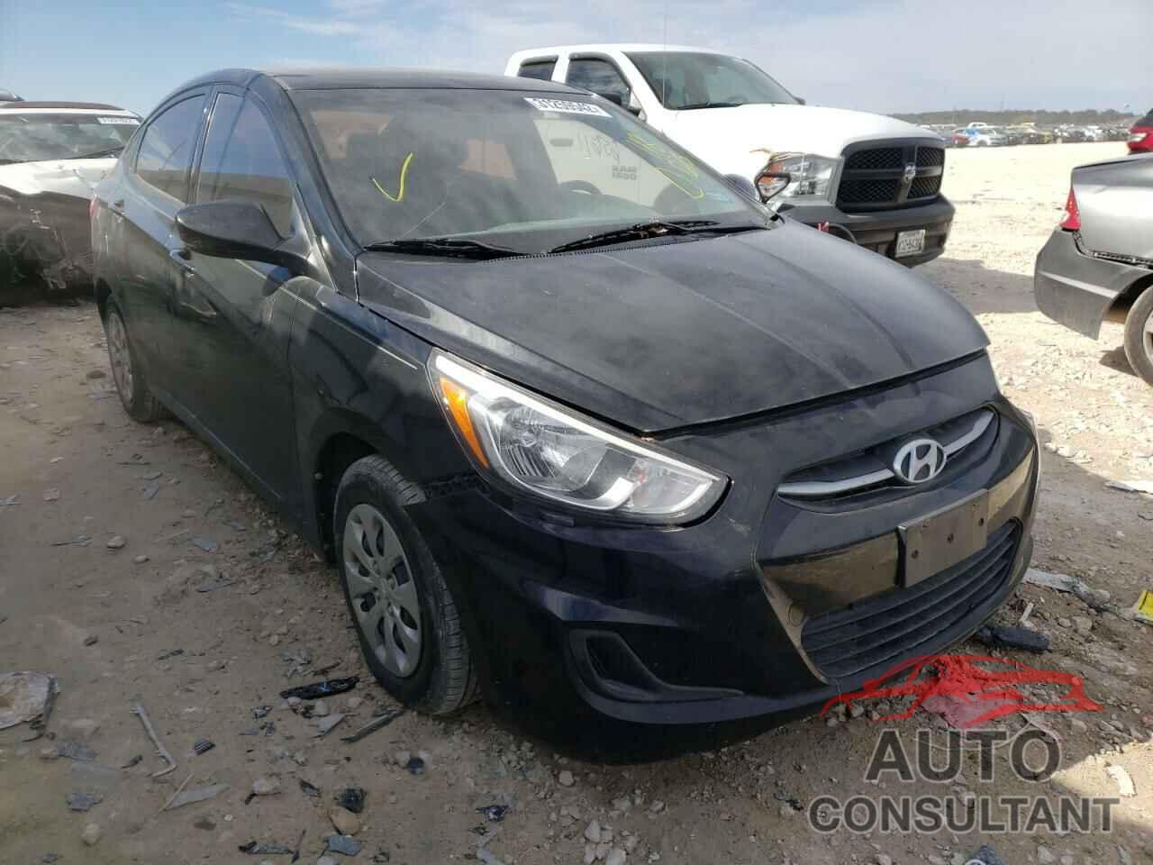 HYUNDAI ACCENT 2016 - JTNK4RBEXK3065588