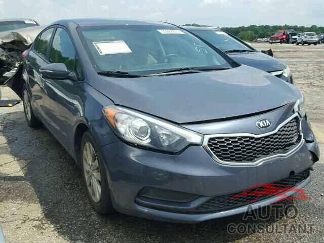 KIA FORTE 2016 - KNAFX4A64G5567001