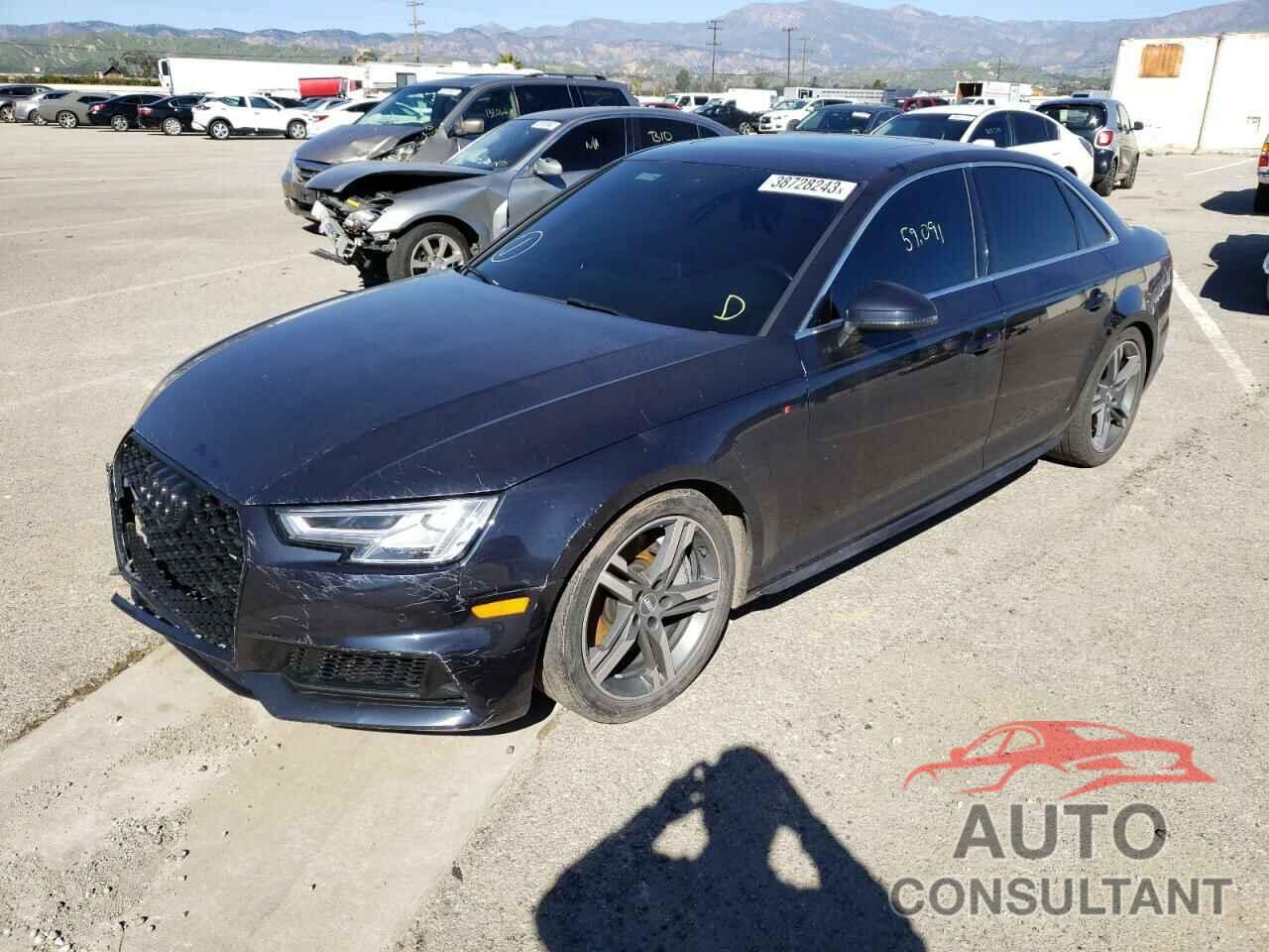 AUDI A4 2018 - WAUENAF46JA106503