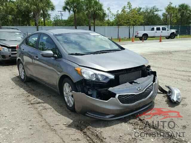 KIA FORTE 2016 - KNAFX4A66G5509715