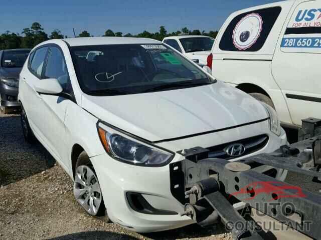 HYUNDAI ACCENT 2015 - KMHCT5AEXFU216334