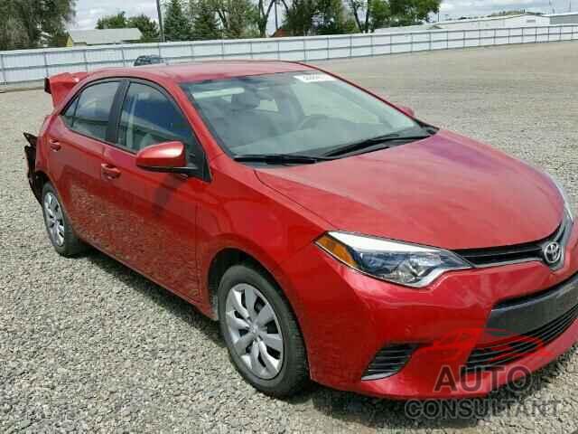 TOYOTA COROLLA 2016 - 2T1BURHE5GC708505