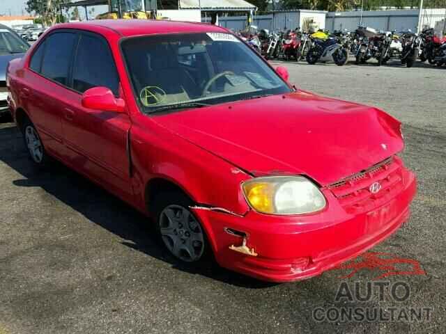 HYUNDAI ACCENT 2005 - 5NPE34AB1HH445382