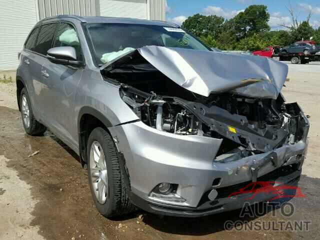 TOYOTA HIGHLANDER 2015 - 5TDDKRFH1FS203076
