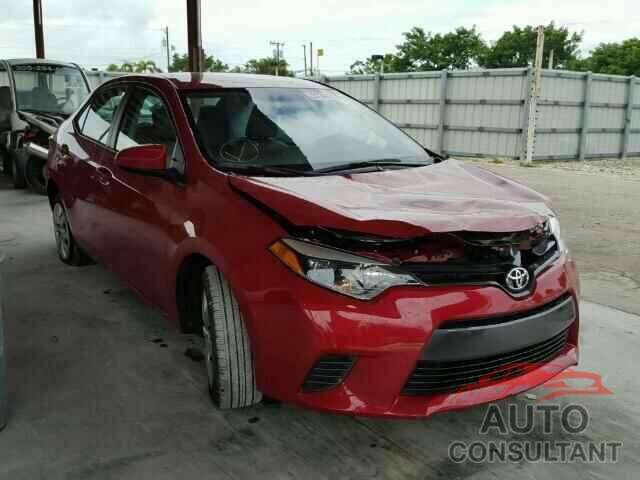 TOYOTA COROLLA 2016 - 5YFBURHE3GP484456