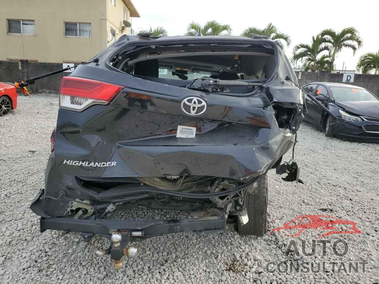 TOYOTA HIGHLANDER 2017 - 5TDYZRFH3HS190573