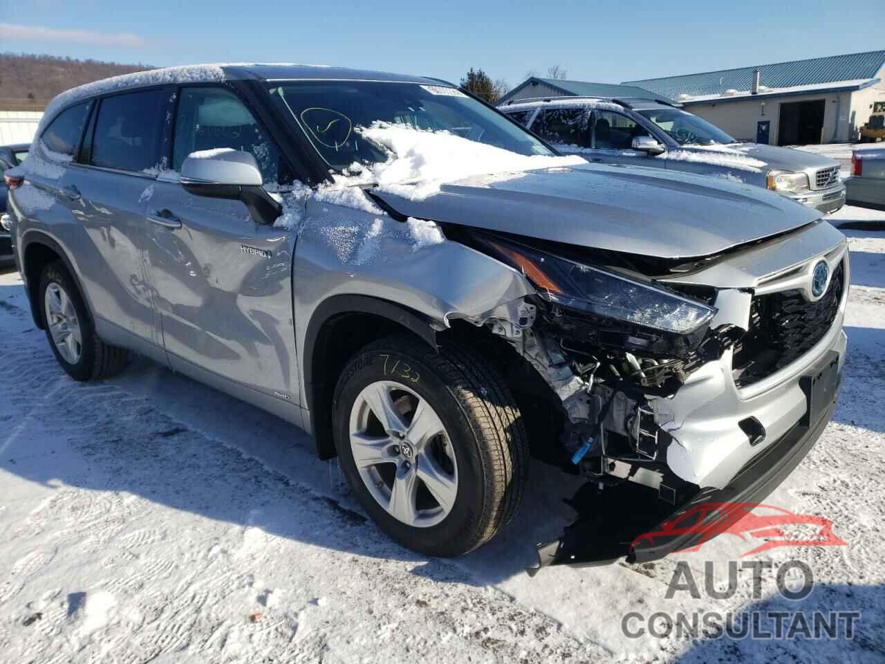 TOYOTA HIGHLANDER 2021 - 5TDBBRCH5MS533473
