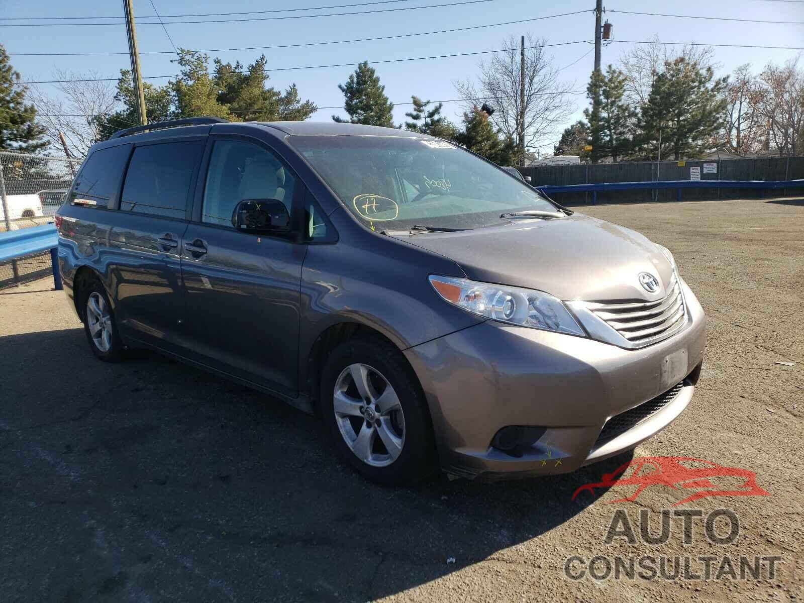 TOYOTA SIENNA 2016 - 5TDKK3DC6GS734786