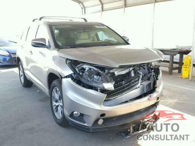 TOYOTA HIGHLANDER 2015 - 5TDKKRFH8FS118484