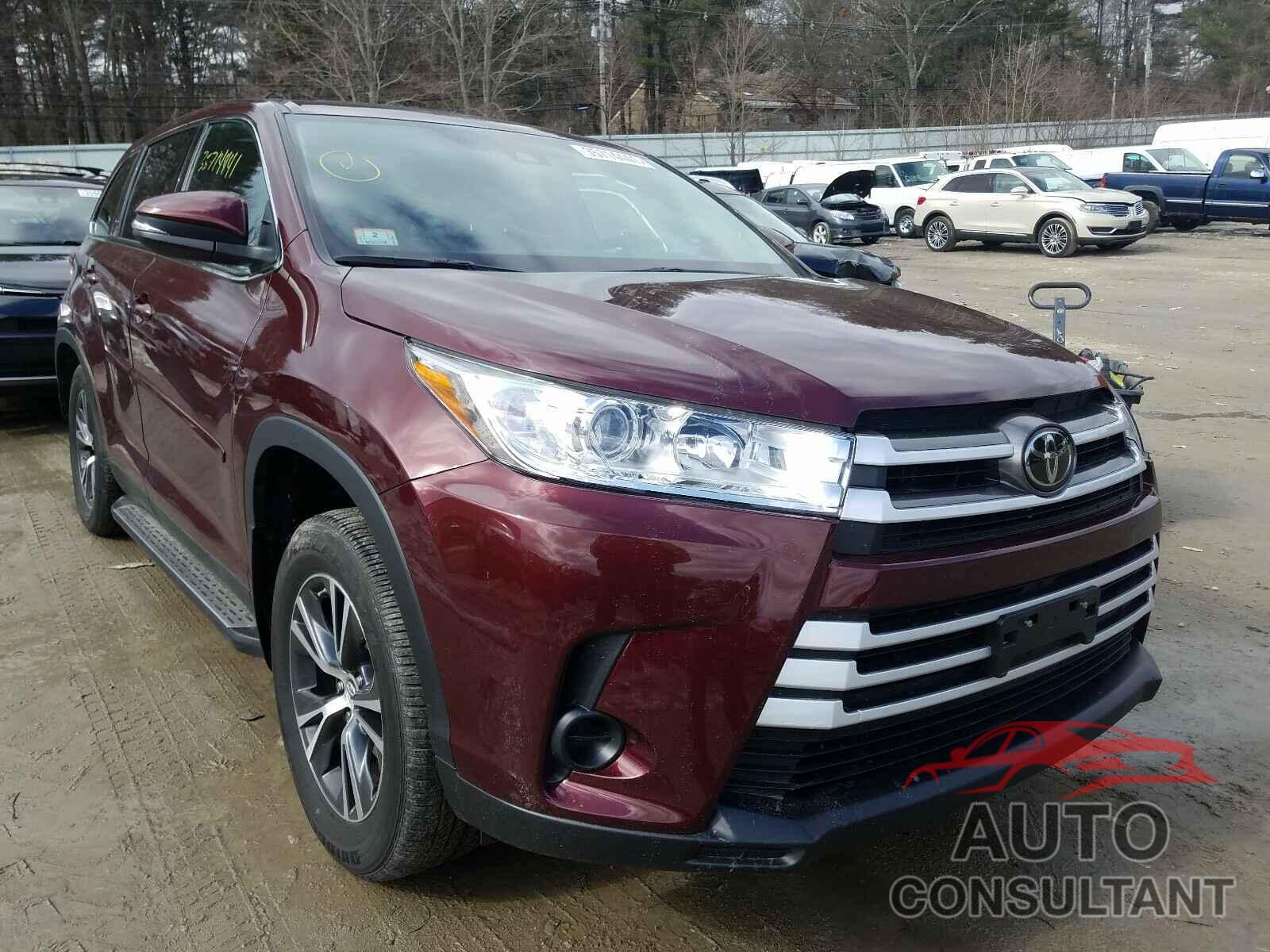TOYOTA HIGHLANDER 2019 - 5TDBZRFH1KS975607