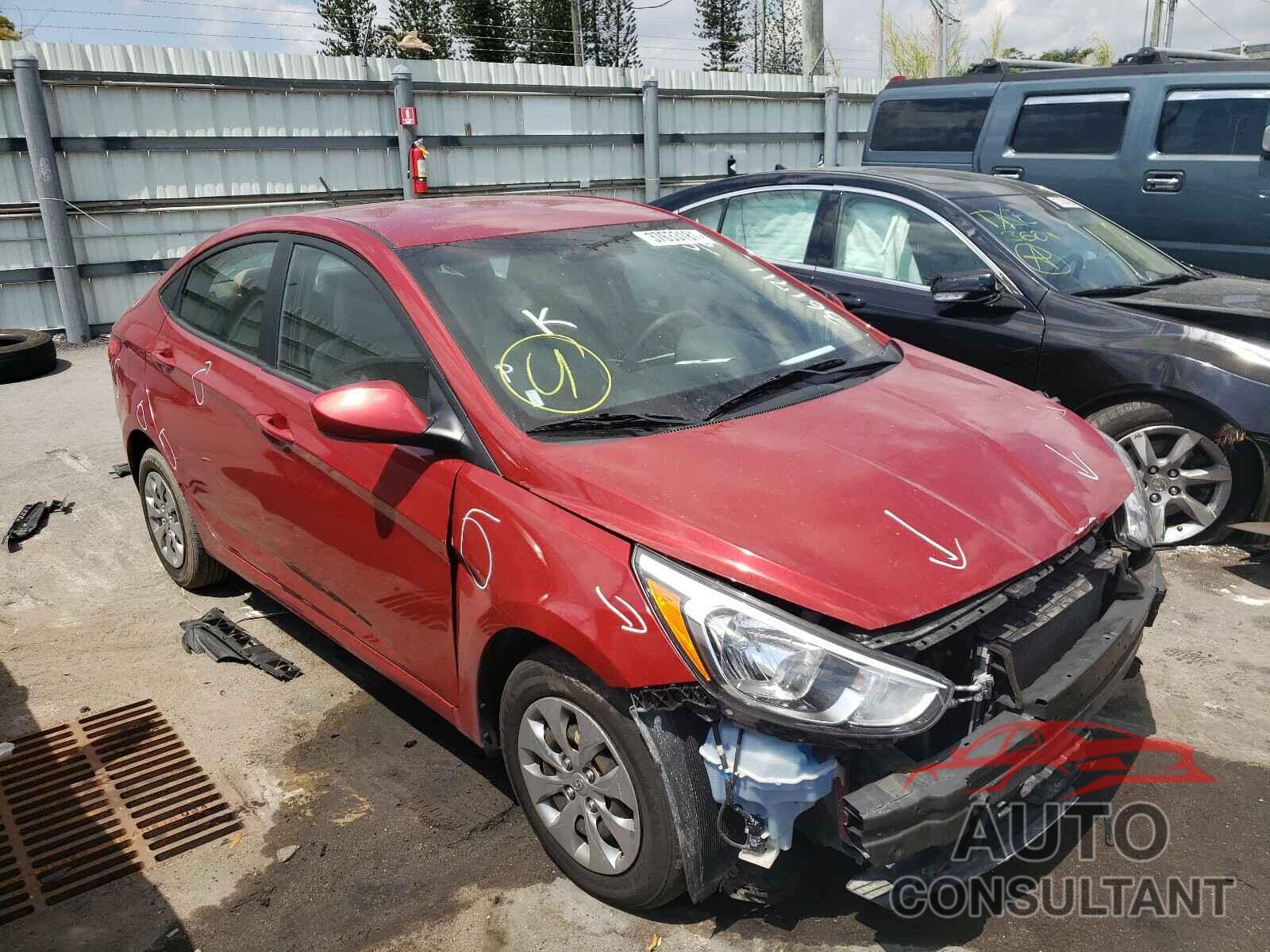 HYUNDAI ACCENT 2017 - KMHCT4AE8HU361711