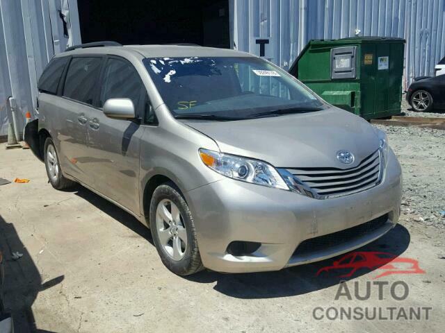 TOYOTA SIENNA 2015 - 5TDKK3DCXFS558968