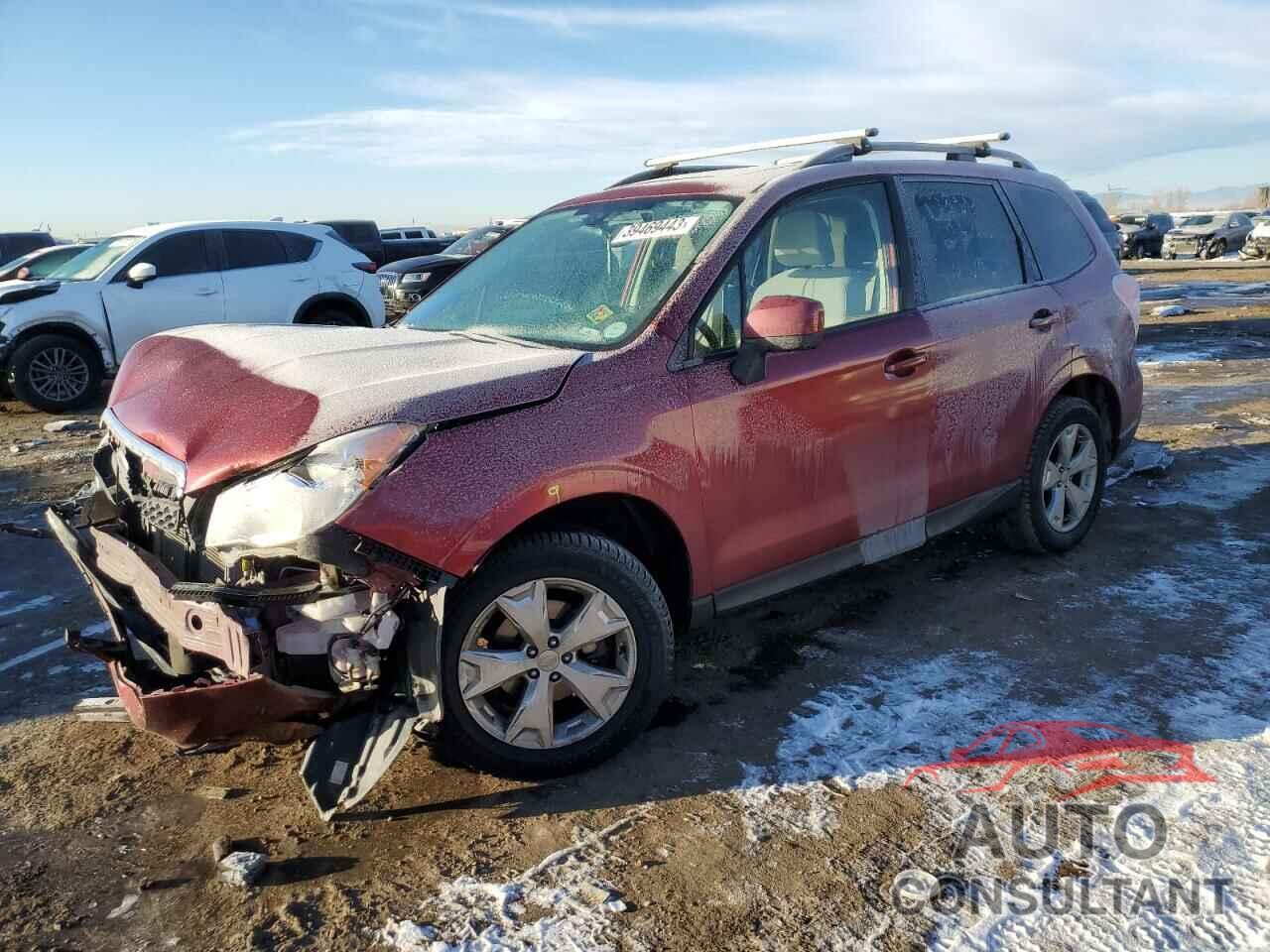 SUBARU FORESTER 2016 - JF2SJAFCXGH543673