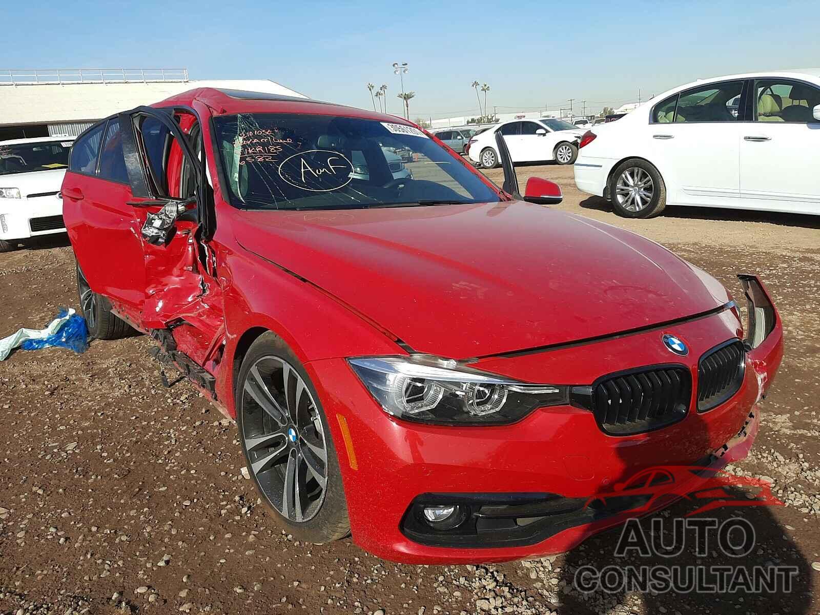 BMW 3 SERIES 2018 - WBA8B9G59JNU96582