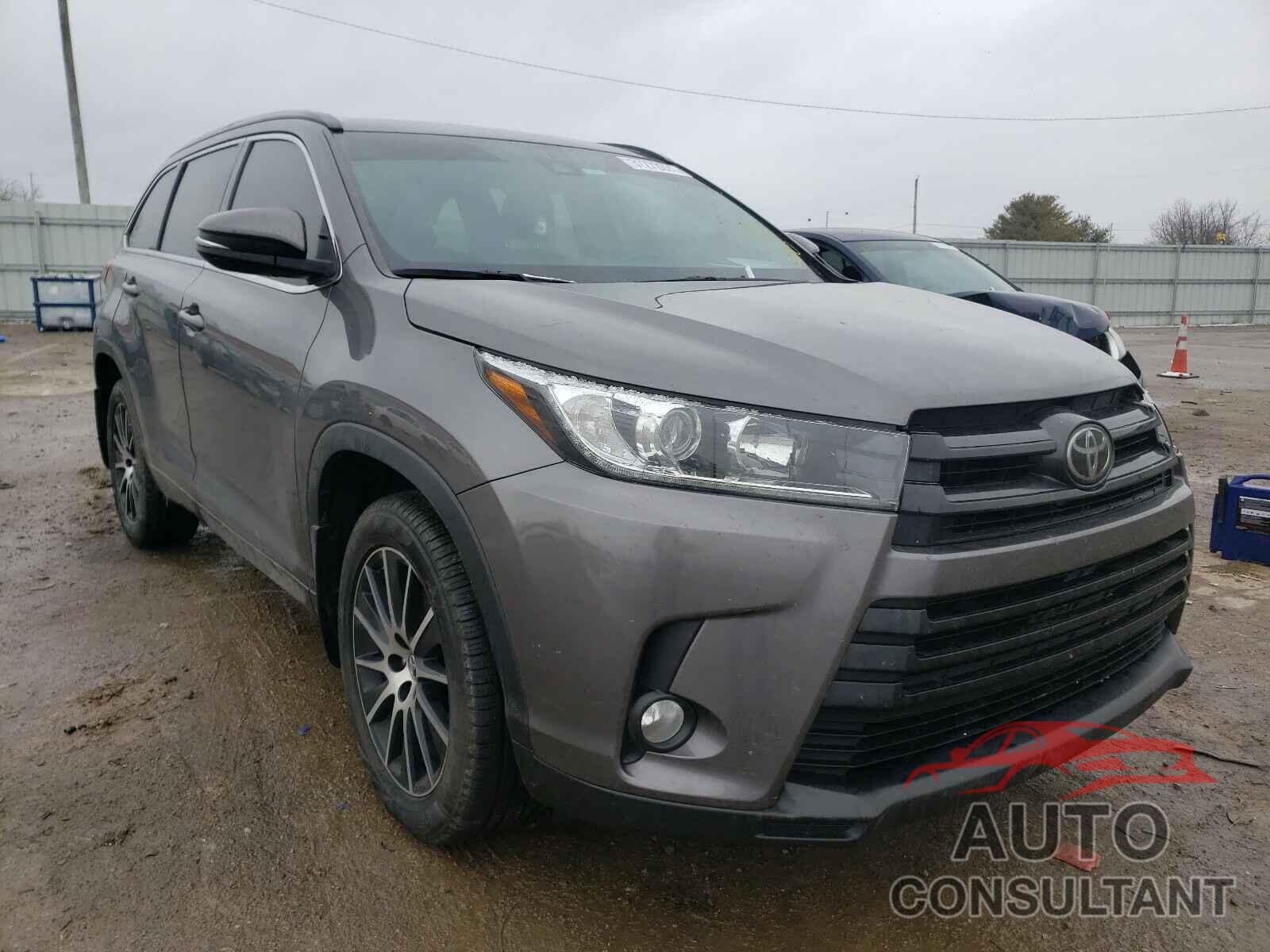 TOYOTA HIGHLANDER 2018 - 5TDJZRFH4JS544348