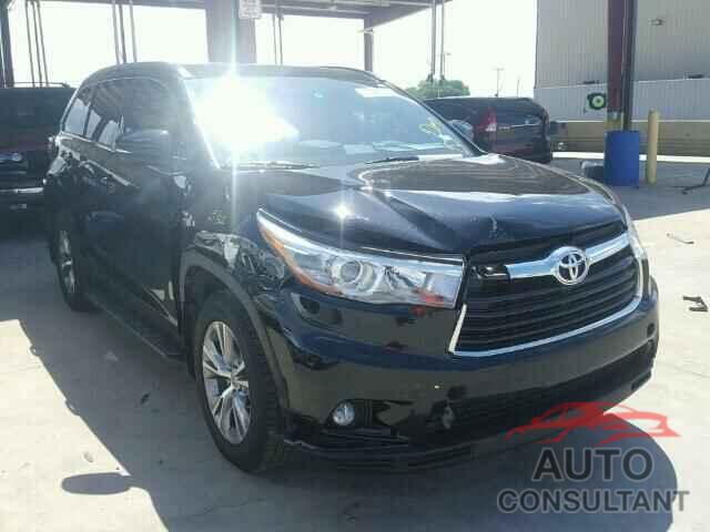 TOYOTA HIGHLANDER 2015 - 5TDKKRFH6FS083380