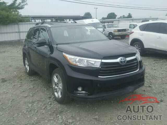TOYOTA HIGHLANDER 2016 - 5TDDKRFH6GS320606