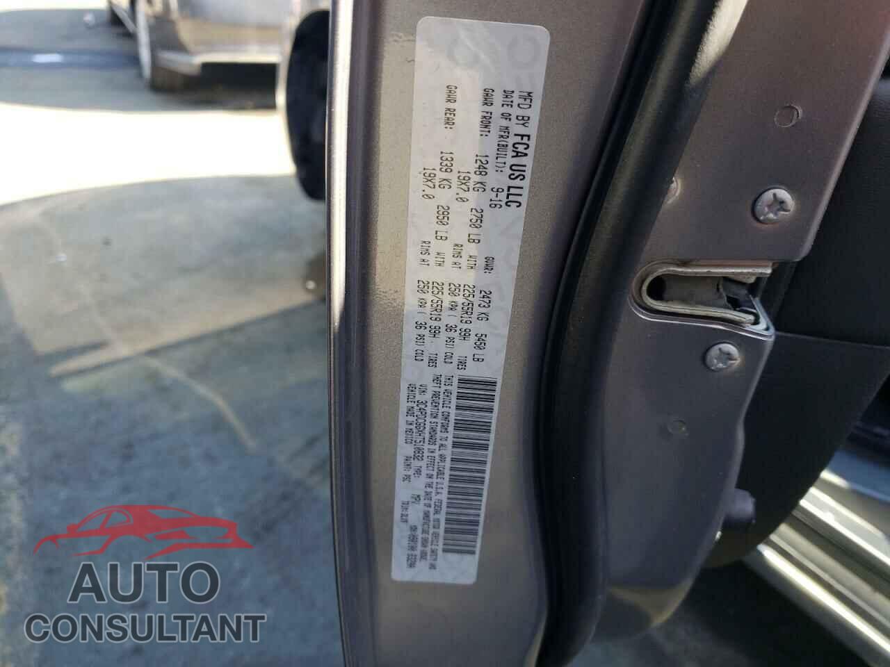 DODGE JOURNEY 2017 - 3C4PDCGGXHT510832