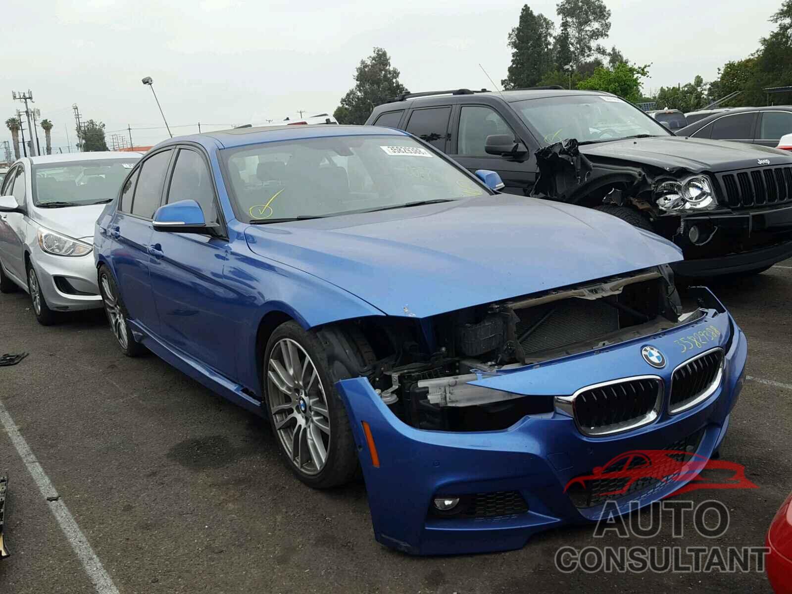 BMW 3 SERIES 2016 - WBA8B3G53GNT62902