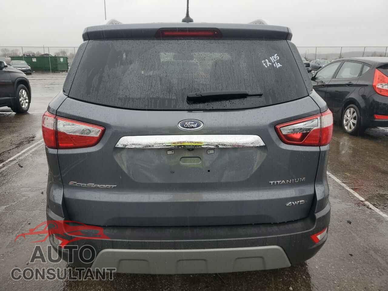 FORD ECOSPORT 2021 - MAJ6S3KL1MC411012