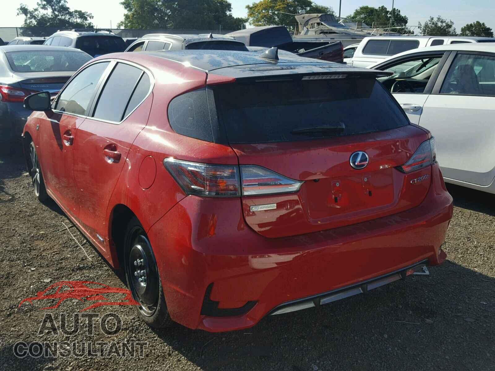LEXUS CT 200 2017 - JTHKD5BH9H2290931