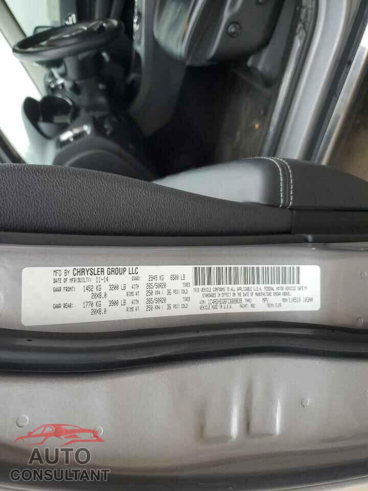 DODGE DURANGO 2015 - 1C4RDHEG6FC689839