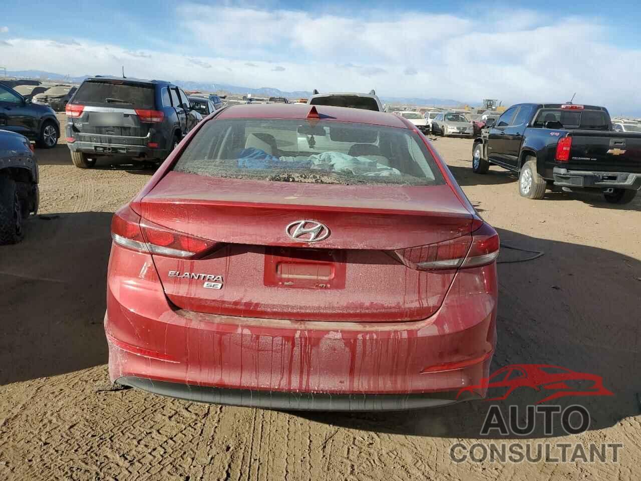 HYUNDAI ELANTRA 2017 - KMHD74LF9HU429092