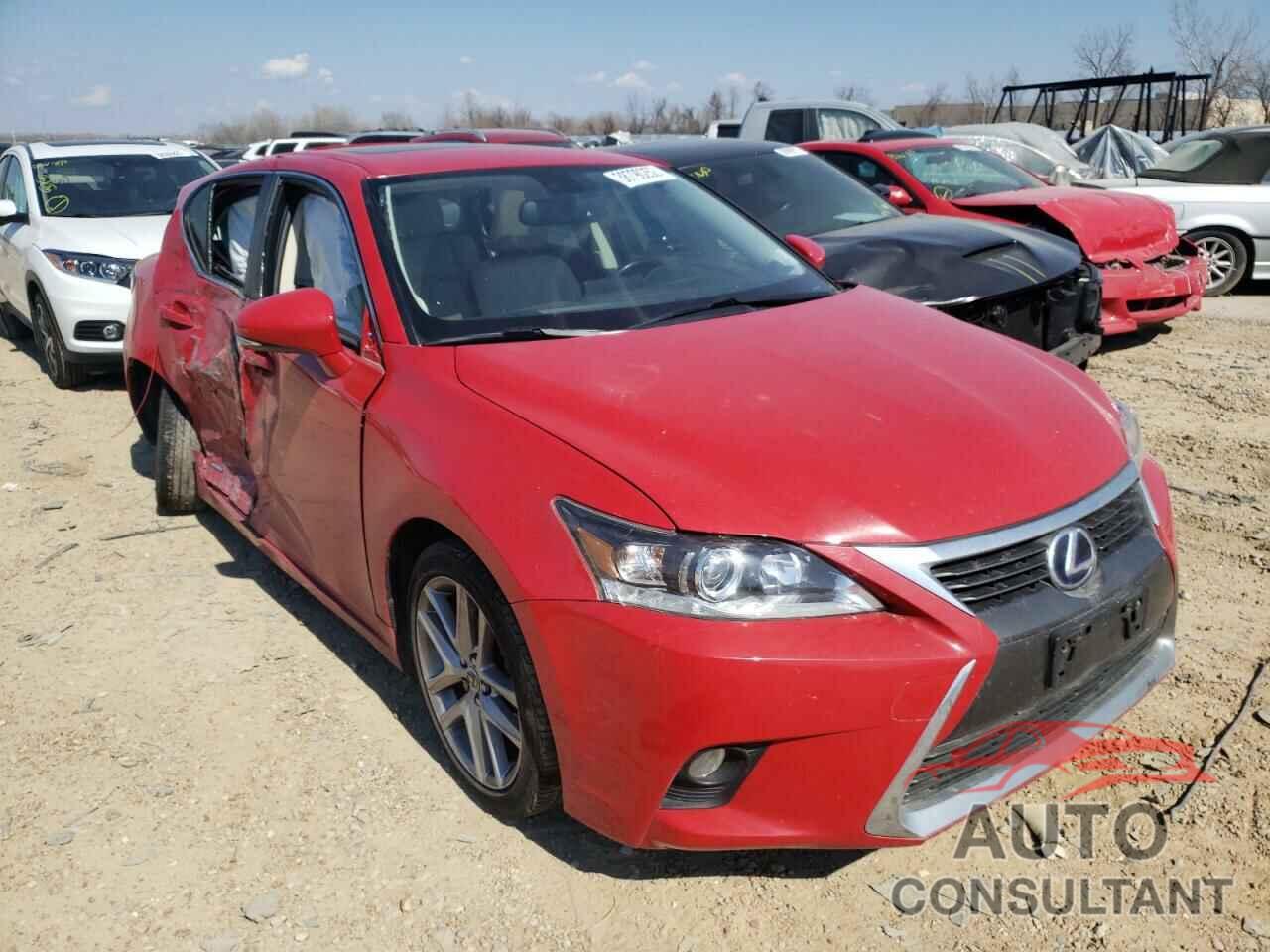 LEXUS CT 200 2017 - JTHKD5BH8H2296428